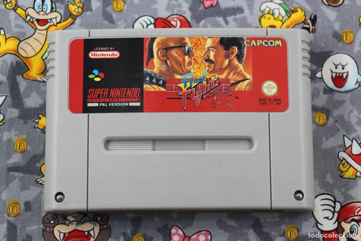 Videojuegos y consolas: SUPER NINTENDO SNES FINAL FIGHT SOLO CARTUCHO PAL ESPA&Ntilde;A