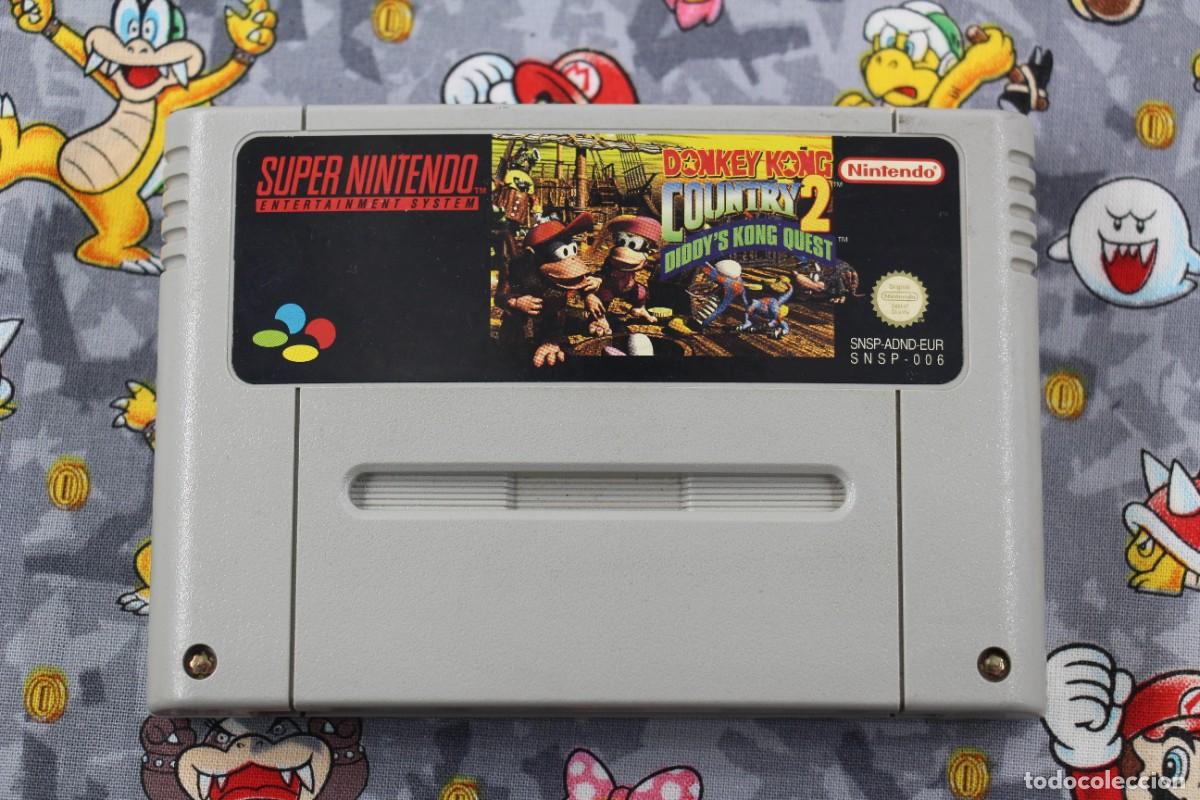 Videospiele und Konsolen: SUPER NINTENDO SNES DONKEY KONG COUNTRY 2 DIDDY'S KONG QUEST SOLO CARTUCHO PAL EUR
