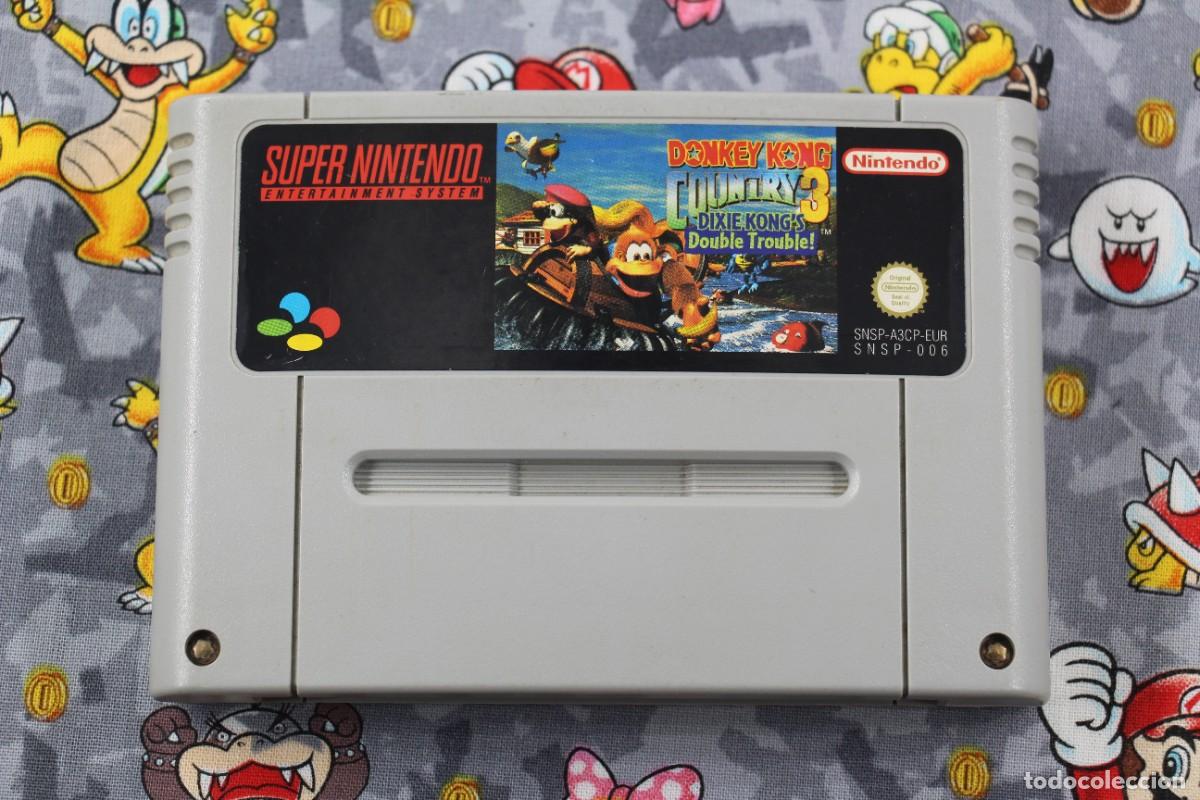 Videojuegos y consolas: SUPER NINTENDO SNES DONKEY KONG COUNTRY 3 DIXIE KONG'S DOUBLE TROUBLE PAL EUR