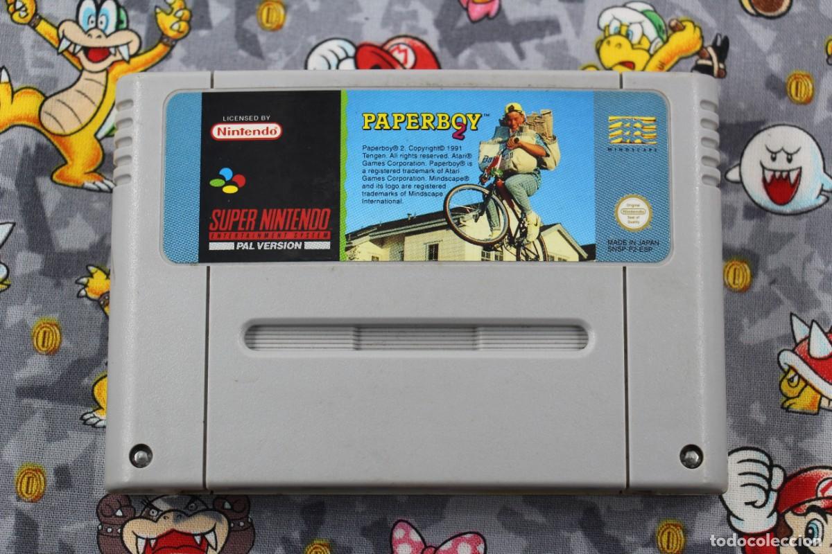 Videojuegos y consolas: SUPER NINTENDO SNES PAPERBOY 2 SOLO CARTUCHO PAL ESPA&Ntilde;A
