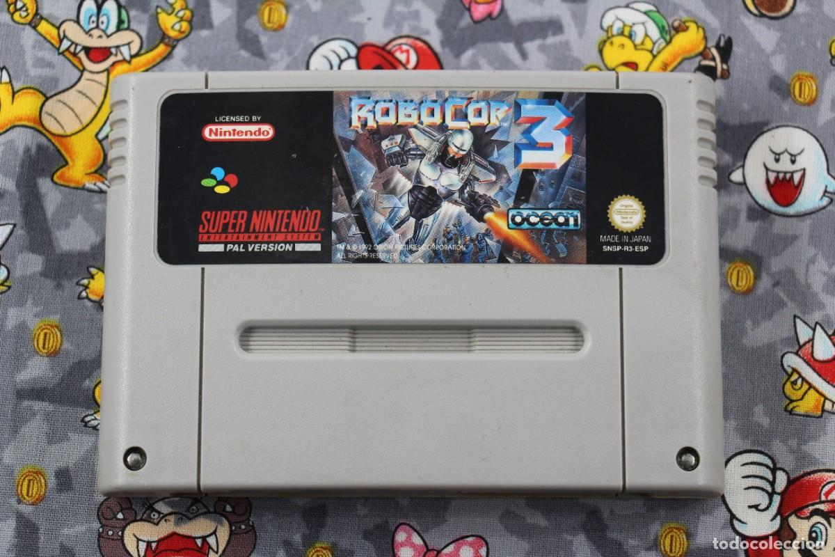 Videojuegos y consolas: SUPER NINTENDO SNES ROBOCOP 3 SOLO CARTUCHO PAL ESPA&Ntilde;A