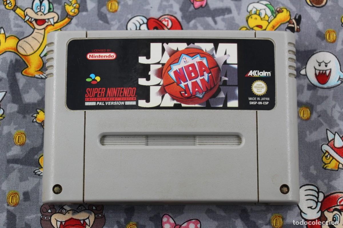 Videojuegos y consolas: SUPER NINTENDO SNES NBA JAM SOLO CARTUCHO PAL ESPA&Ntilde;A