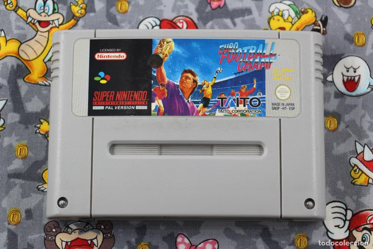 Videojuegos y consolas: SUPER NINTENDO SNES EURO FOOTBALL CHAMP SOLO CARTUCHO PAL ESPA&Ntilde;A