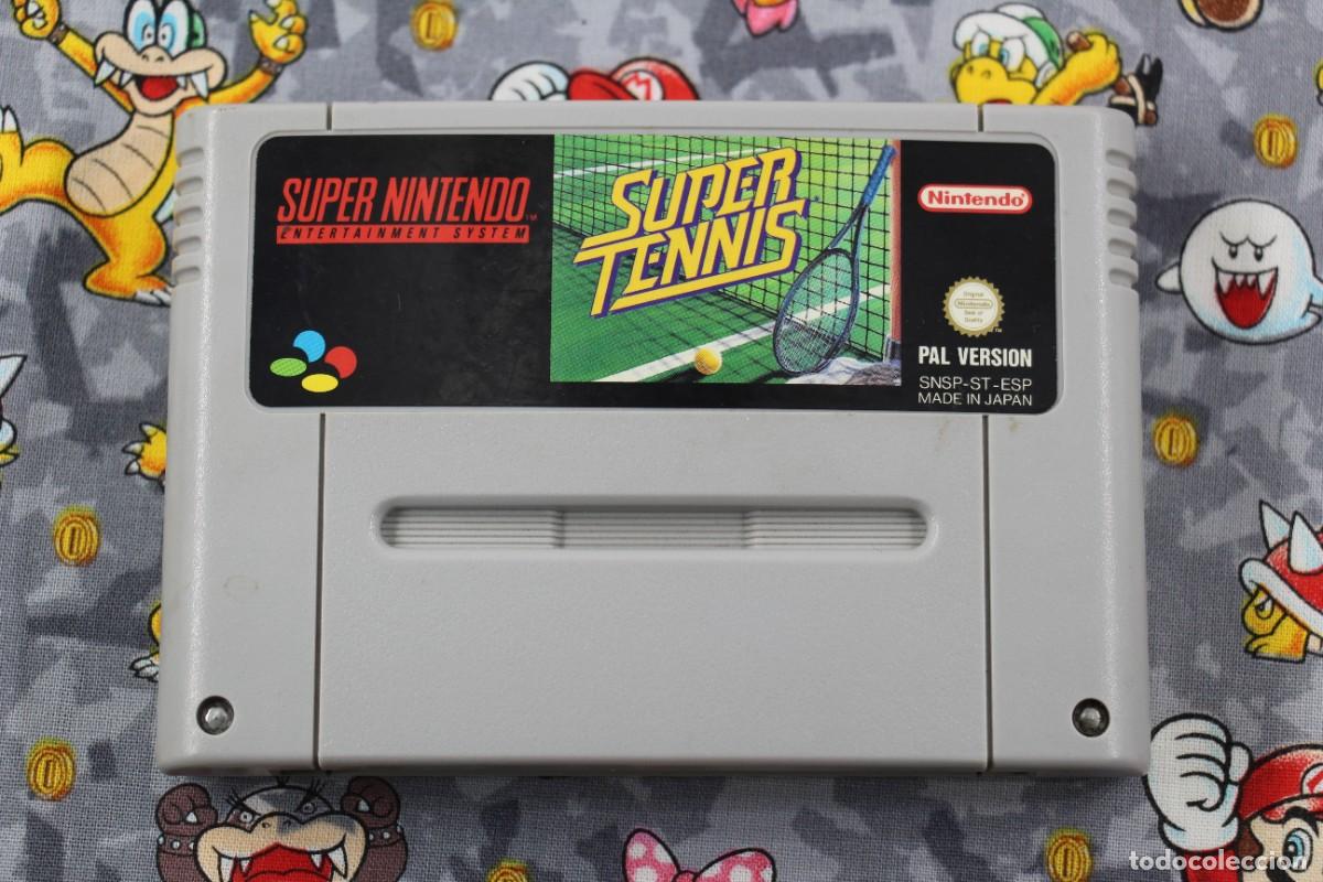 Videojuegos y consolas: SUPER NINTENDO SNES SUPER TENNIS SOLO CARTUCHO PAL ESPA&Ntilde;A