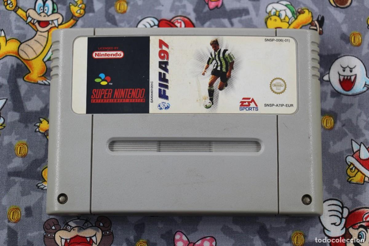 Videojuegos y consolas: SUPER NINTENDO SNES FIFA 97 SOLO CARTUCHO PAL EUR