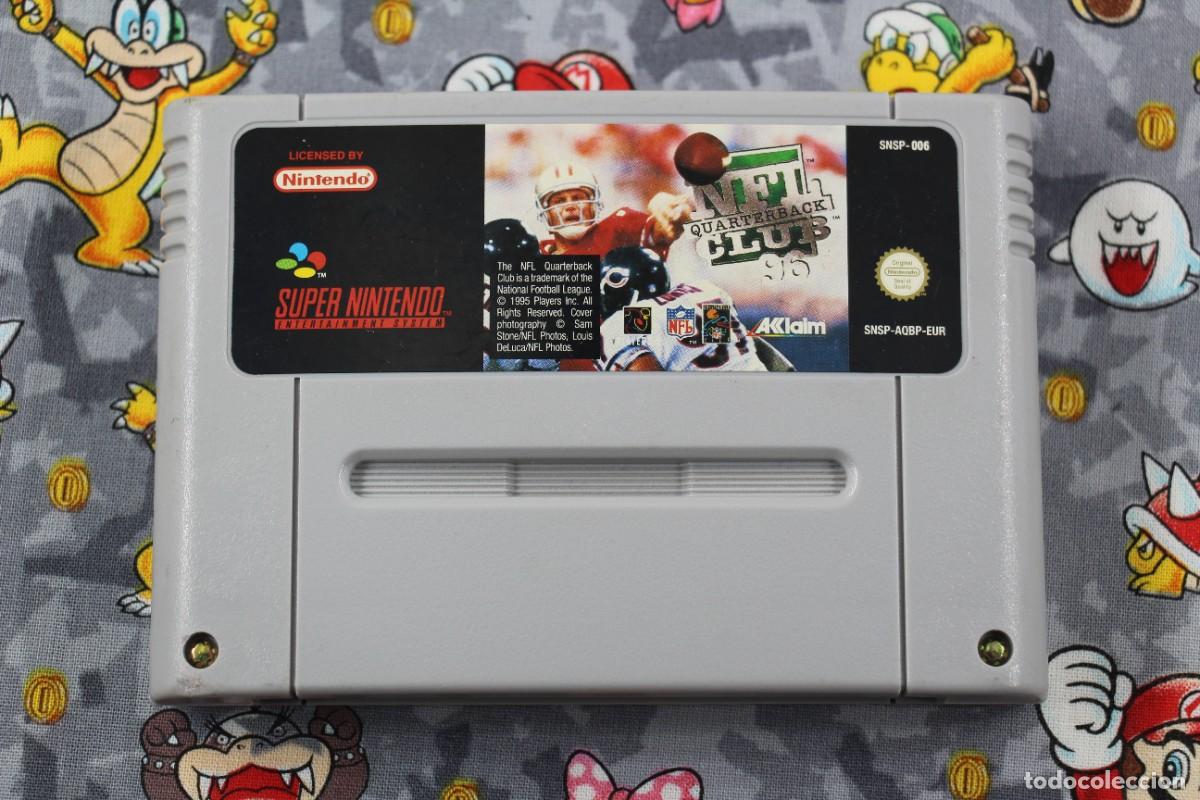Videojuegos y consolas: SUPER NINTENDO SNES NFL QUARTERBACK CLUB 96 SOLO CARTUCHO PAL EUR