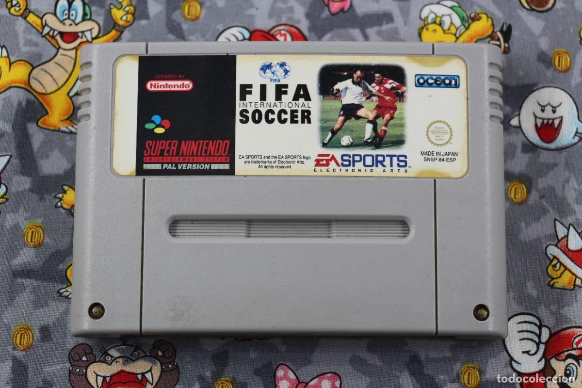 Videojuegos y consolas: SUPER NINTENDO SNES FIFA INTERNATIONAL SOCCER SOLO CARTUCHO PAL ESPA&Ntilde;A