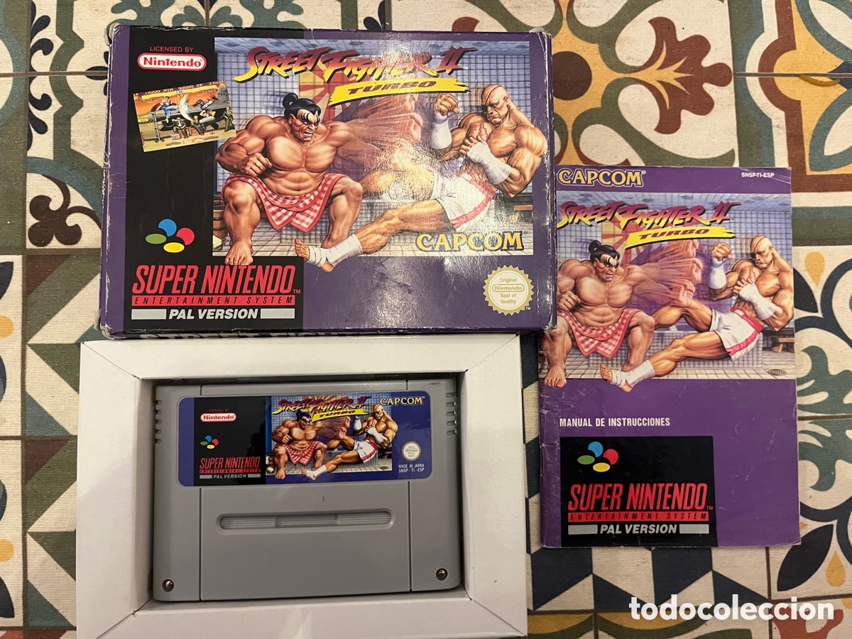 Videojuegos y consolas: Street Fighter 2 Turbo pal esp Super Nintendo