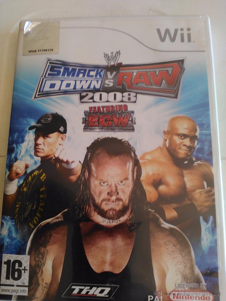 Videojuegos y consolas: Juego Wii.Smack Down vs Raw 2008 - Foto 1