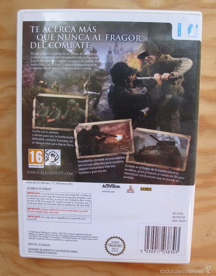 Videojuegos y consolas: Call of Duty 3 - Foto 2