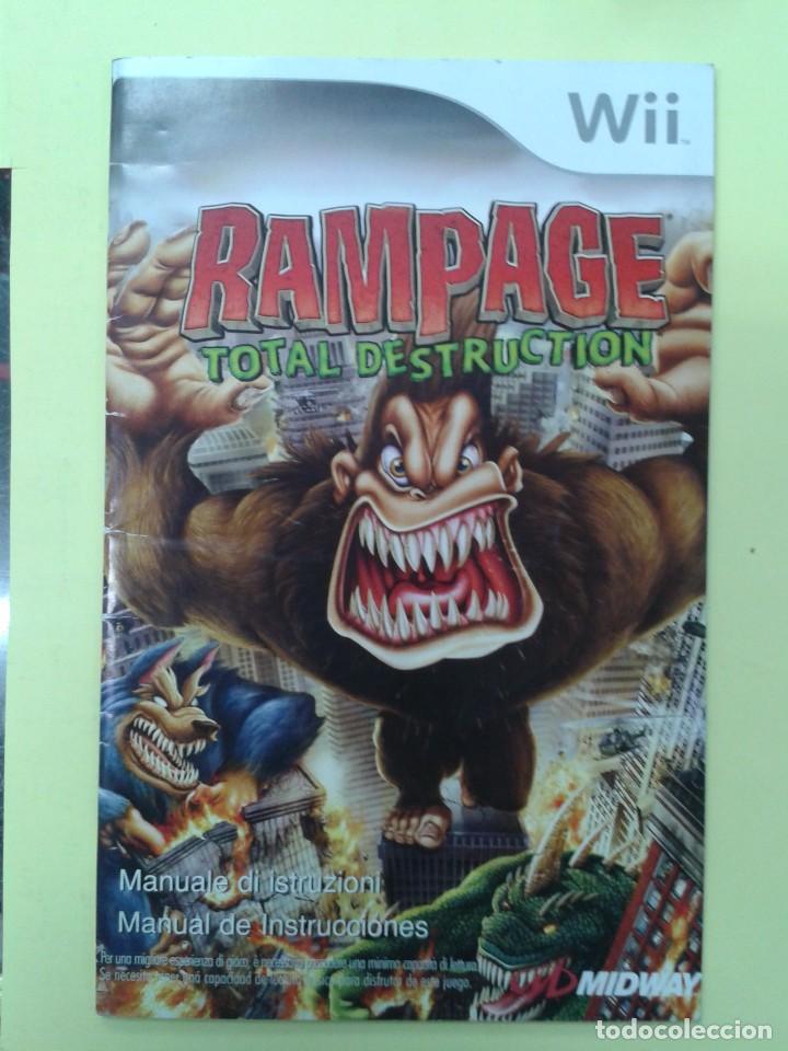 Videojuegos y consolas: RAMPAGE (INSTRUCCIONES) - Foto 1
