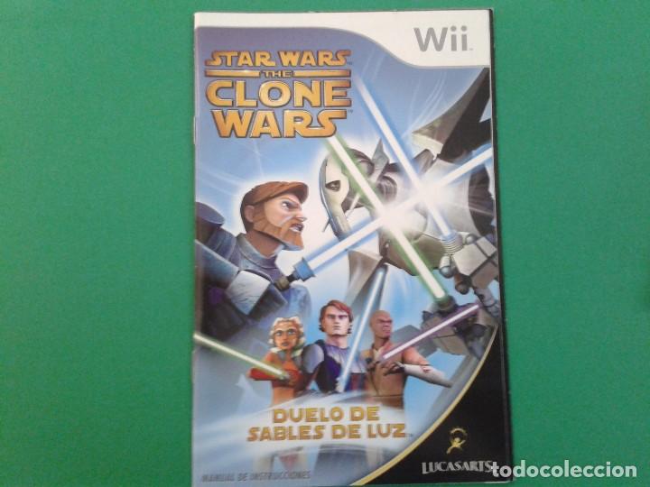 Videojuegos y consolas: STAR WARS THE CLONE WARS (MANUAL) - Foto 1