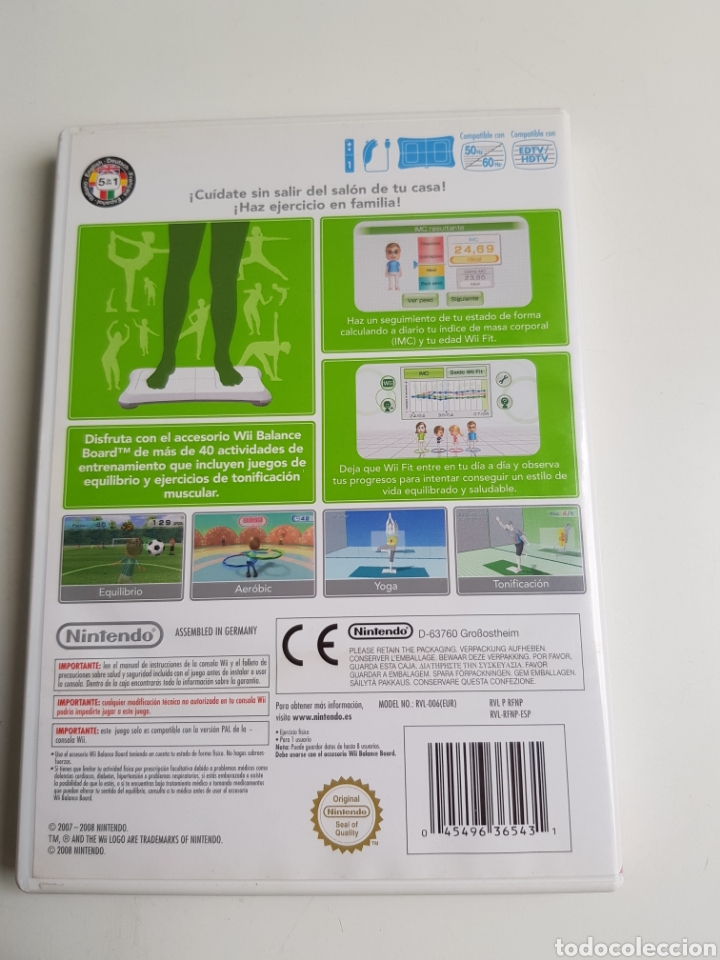 Videojuegos y consolas: WiiFit, 2008, Nintendo Wii - Foto 2