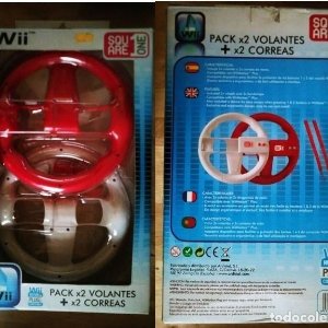 PACK 2 VOLANTES WII Segunda mano Wii MOTION PLUS COMPATIBLE Ver fotos y descripción