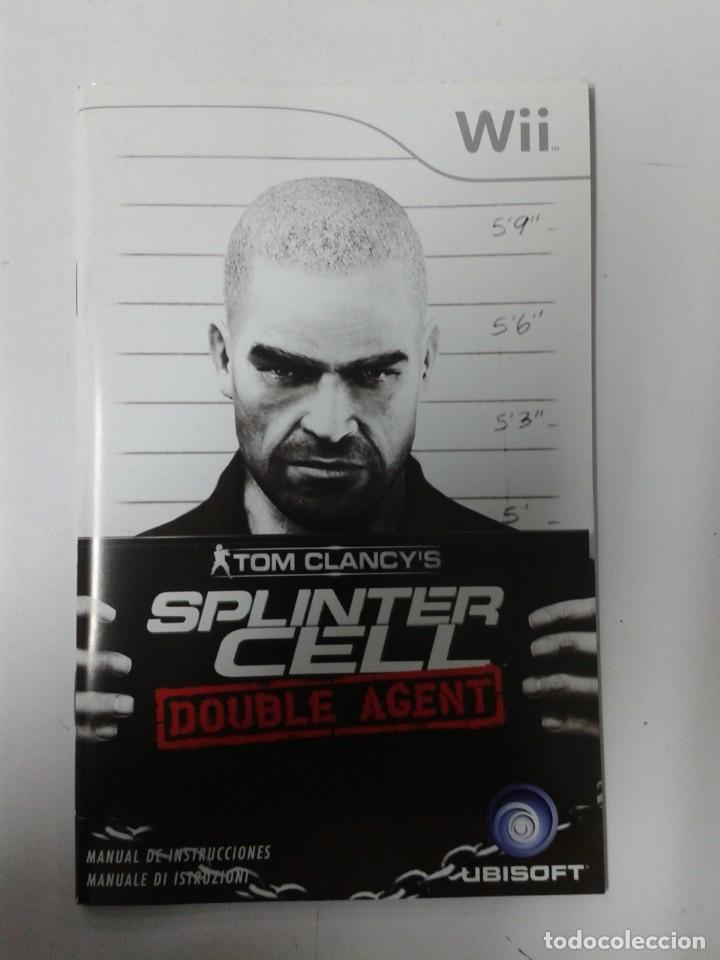 Videojuegos y consolas: SPLINTER CELL DOUBLE AGENT (SOLO MANUAL DE INSTRUCCIONES) - Foto 1