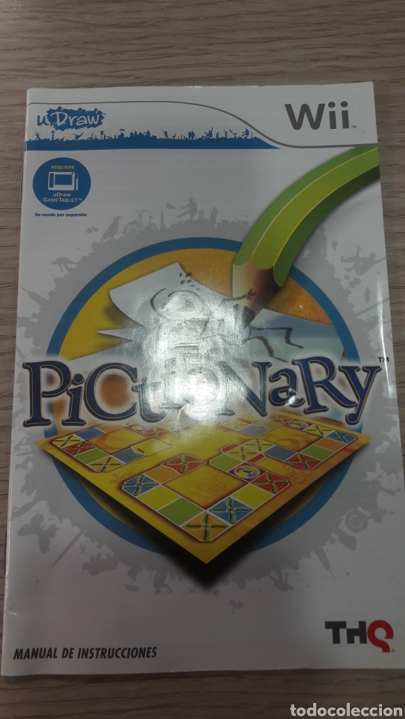Videojuegos y consolas: Nintendo Wii Pictionary manual - Foto 1