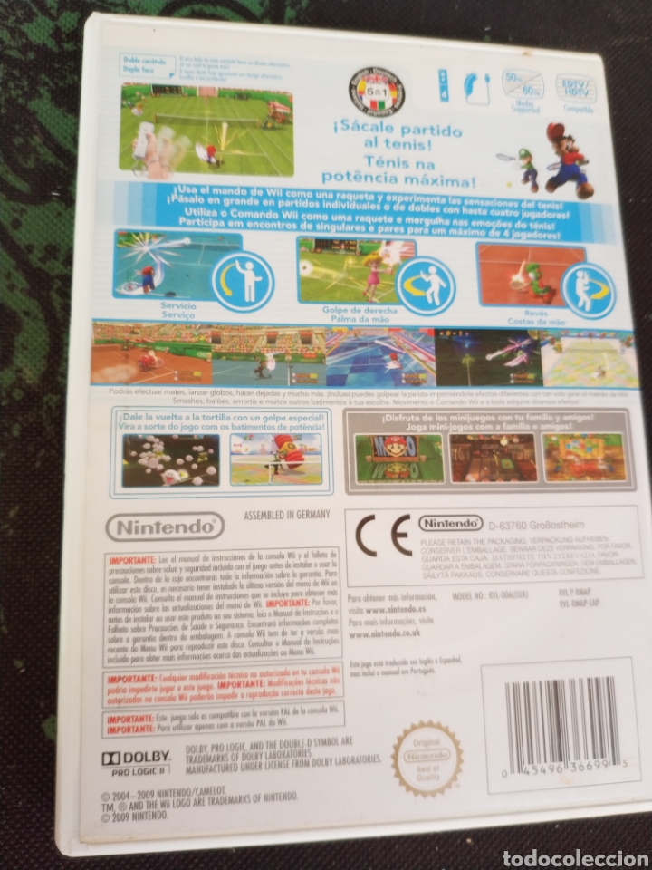 Videojuegos y consolas: MARIO POWER TENIS (PAL ESPA&Ntilde;A) - Foto 2