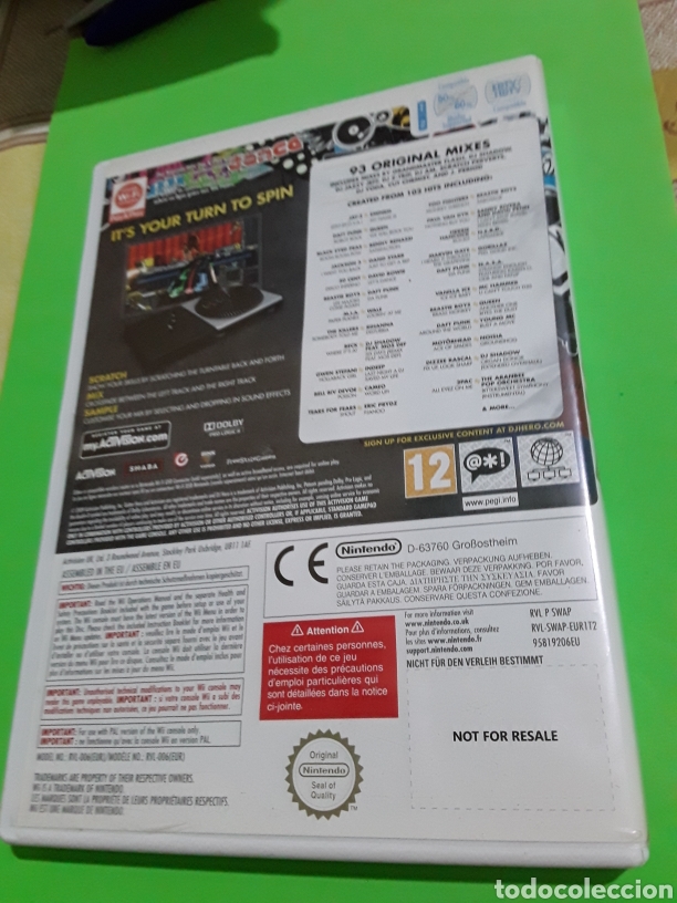 Videojuegos y consolas: DJ HERO NINTENDO WII - Foto 2