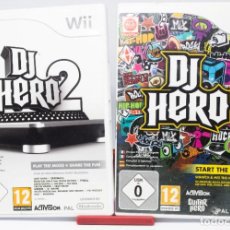 Videojuegos y Consolas: DJ HERO + DJ HERO 2 WII. Lote 214380845