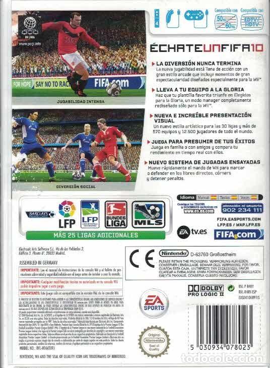 Videojuegos y consolas: Fifa 2010 - Foto 2