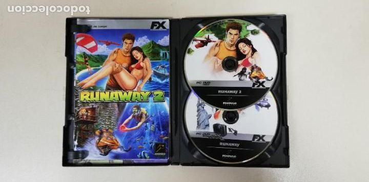 Videojuegos y consolas: V- RUNAWAY 2 FX - PC CD DVD ROM CON MANUAL - Foto 3