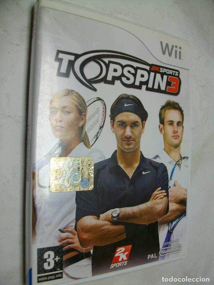 Videojuegos y consolas: TOPSPIN3 con ROGER FEDERER JUEGO para WII - Foto 1
