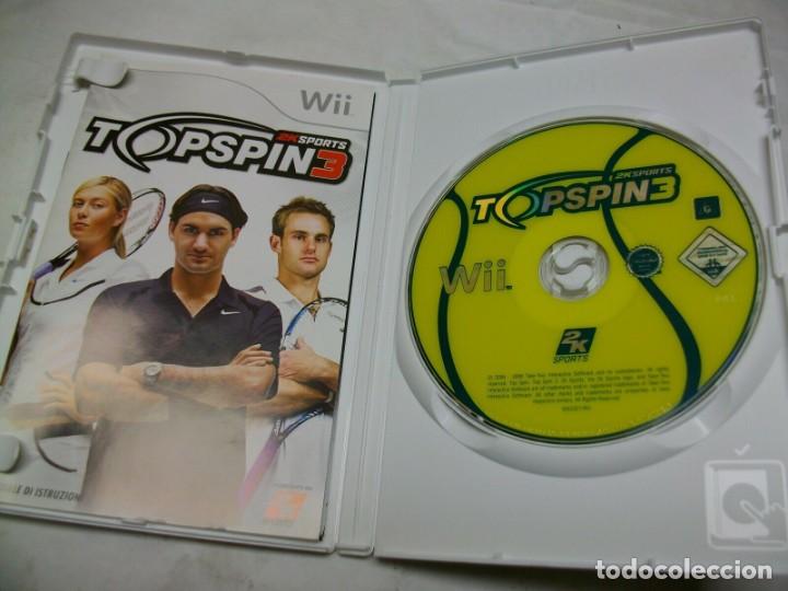 Videojuegos y consolas: TOPSPIN3 con ROGER FEDERER JUEGO para WII - Foto 2