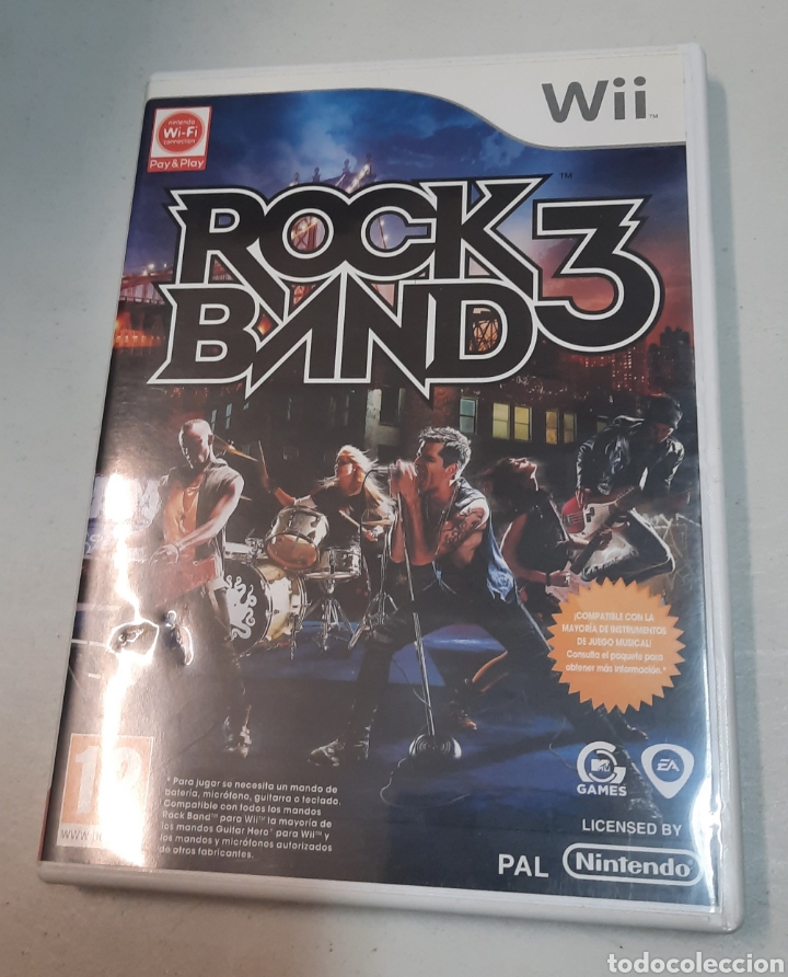 Videojuegos y consolas: Rock band 3. Nintendo Wii - Foto 1