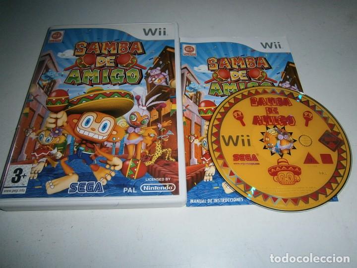 Videojuegos y consolas: SAMBA DE AMIGO NINTENDO WII PAL ESPA&Ntilde;A COMPLETO - Foto 1