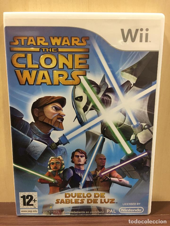 Videojuegos y consolas: Clone Wars - Wii (2&ordf; Mano - Bueno) - Foto 1