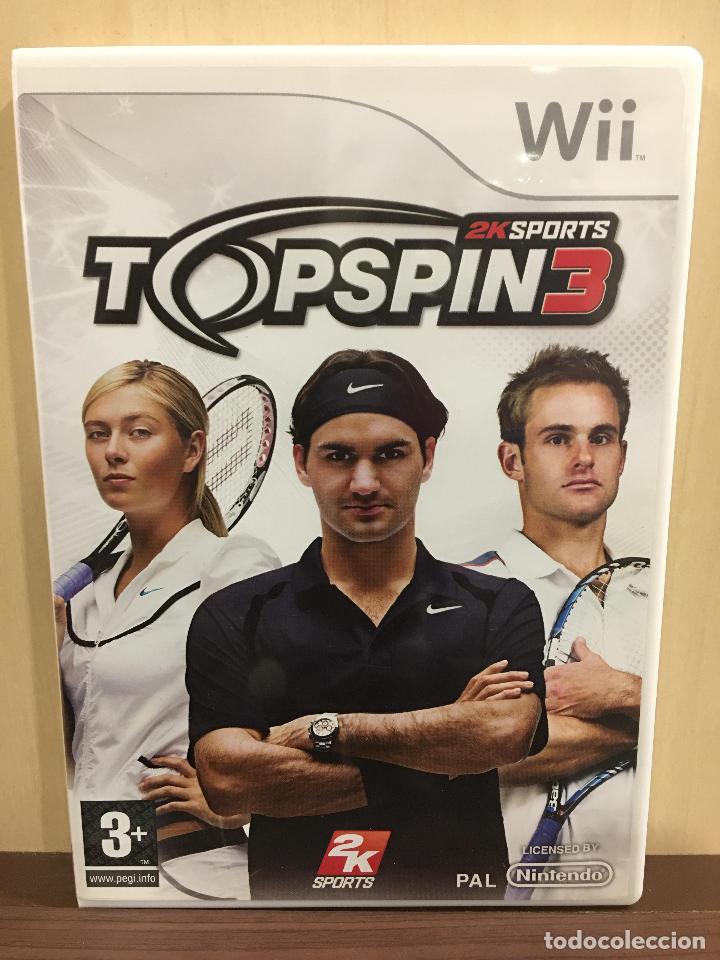 Videojuegos y consolas: TOP SPIN 3 - WII (2&ordf; Mano - Bueno) - Foto 1