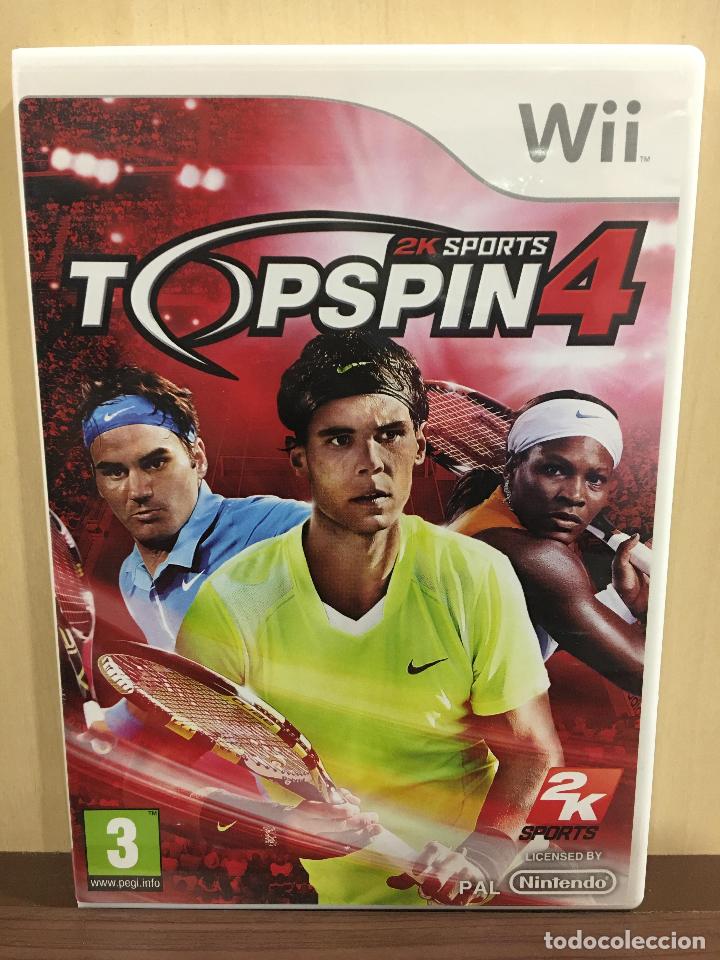Videojuegos y consolas: Top Spin 4 - Wii (2&ordf; Mano - Bueno) - Foto 1