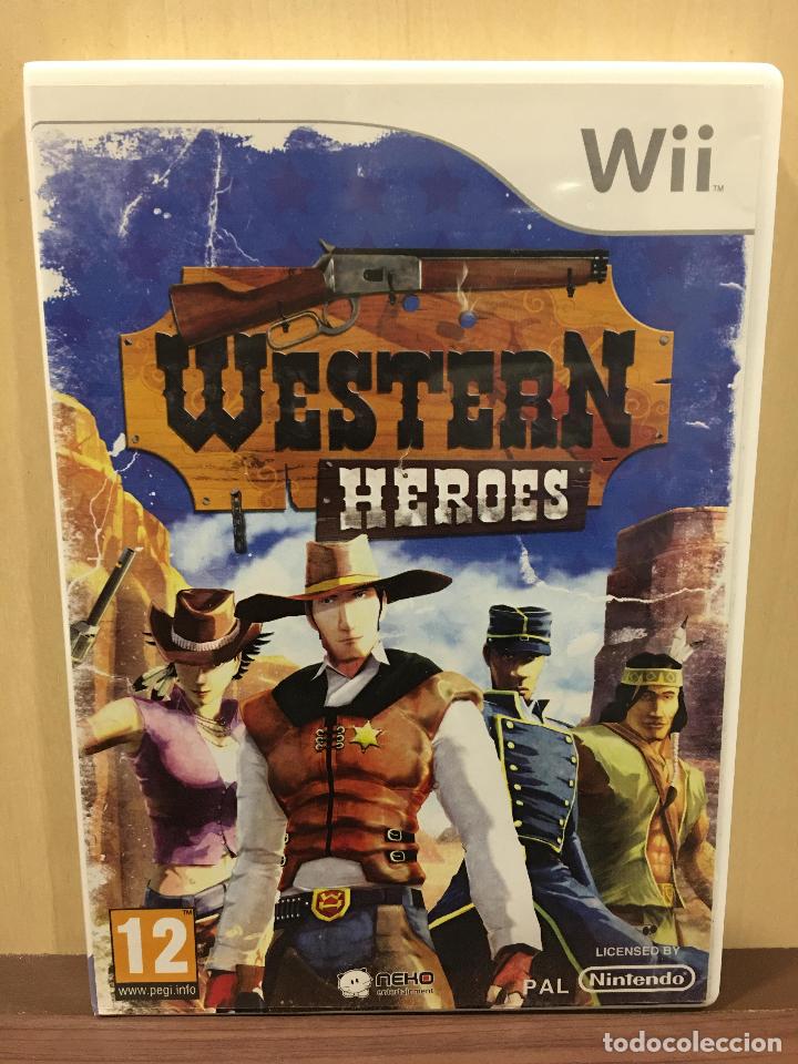 Videojuegos y consolas: Western Heroes - WII (2&ordf; Mano - Bueno) - Foto 1
