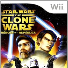 Videojuegos y Consolas: STAR WARS THE CLONE WARS HEROES DE LA REPUBLICA - JUEGO DE WII COMO NUEVO. Lote 287442718