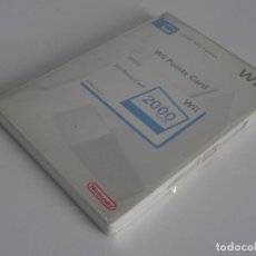 Videojuegos y Consolas: NINTENDO WII - WII POINTS CARD 2000 USADOS ED. ESPAÑOLA. Lote 297394403