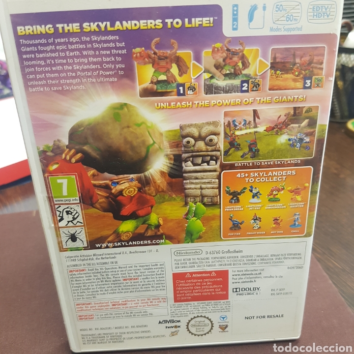 Videojuegos y consolas: SKYLANDERS GIANTS NINTENDO WII - Foto 3