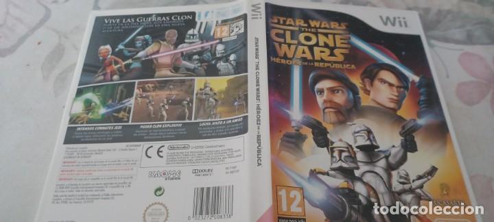 Videojuegos y consolas: Star Wars Clone Wars Heroes De La Republica Wii - Foto 5