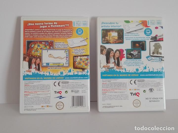 Videojuegos y consolas: UDRAW STUDIO Wii GAME TABLET, JUEGO + PICTIONARY - Foto 2