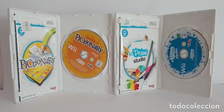 Videojuegos y consolas: UDRAW STUDIO Wii GAME TABLET, JUEGO + PICTIONARY - Foto 3