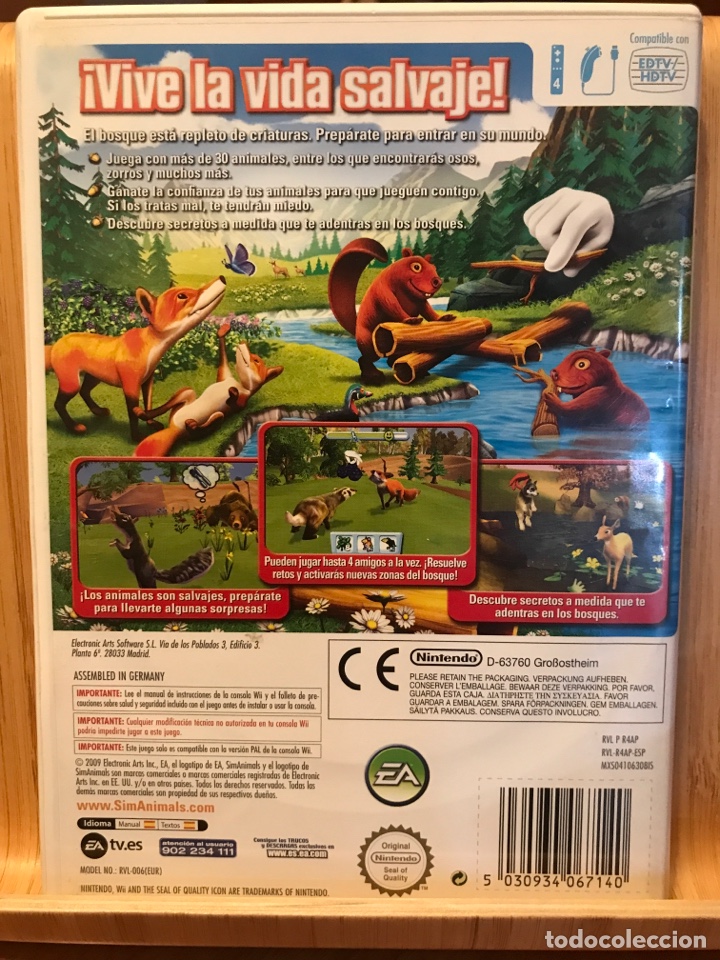 Videojuegos y consolas: Juego SimAnimals para Nintendo Wii - Foto 3