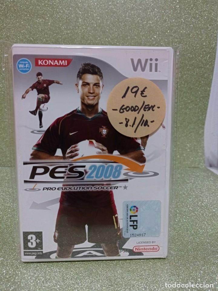 Videojuegos y consolas: JUEGO WII PES 2008 PRO EVOLUTION SOCCER - Foto 1