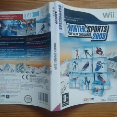 Videojuegos y Consolas: WII WINTER SPORTS THE NEXT CHALLENGE 2009 - SOLO CARATULA - SIN DISCO NI CAJA - NINTENDO (7C). Lote 366366746