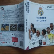 Videojuegos y Consolas: WII REAL MADRID THE GAME - SOLO CARATULA - SIN DISCO NI CAJA - NINTENDO (7C). Lote 366367376
