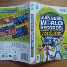 Videojuegos y Consolas: WII GUINNESS WORLD RECORDS EL VIDEOJUEGO - SOLO CARATULA - SIN DISCO NI CAJA - NINTENDO (7C). Lote 366369826