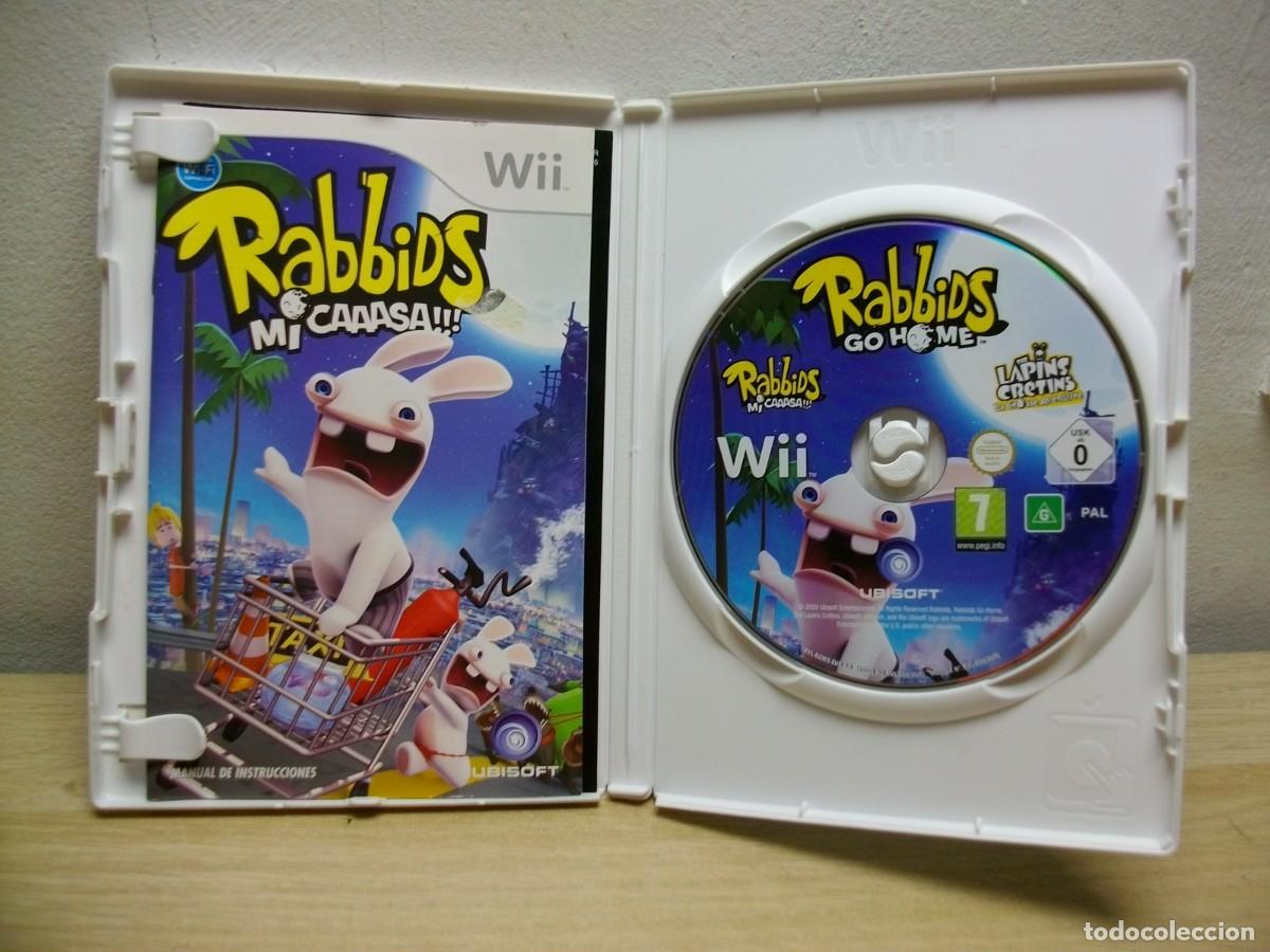 Videojuegos y consolas: Rabbids Mi Caaasa!!! JUEGO de Wii - Foto 2