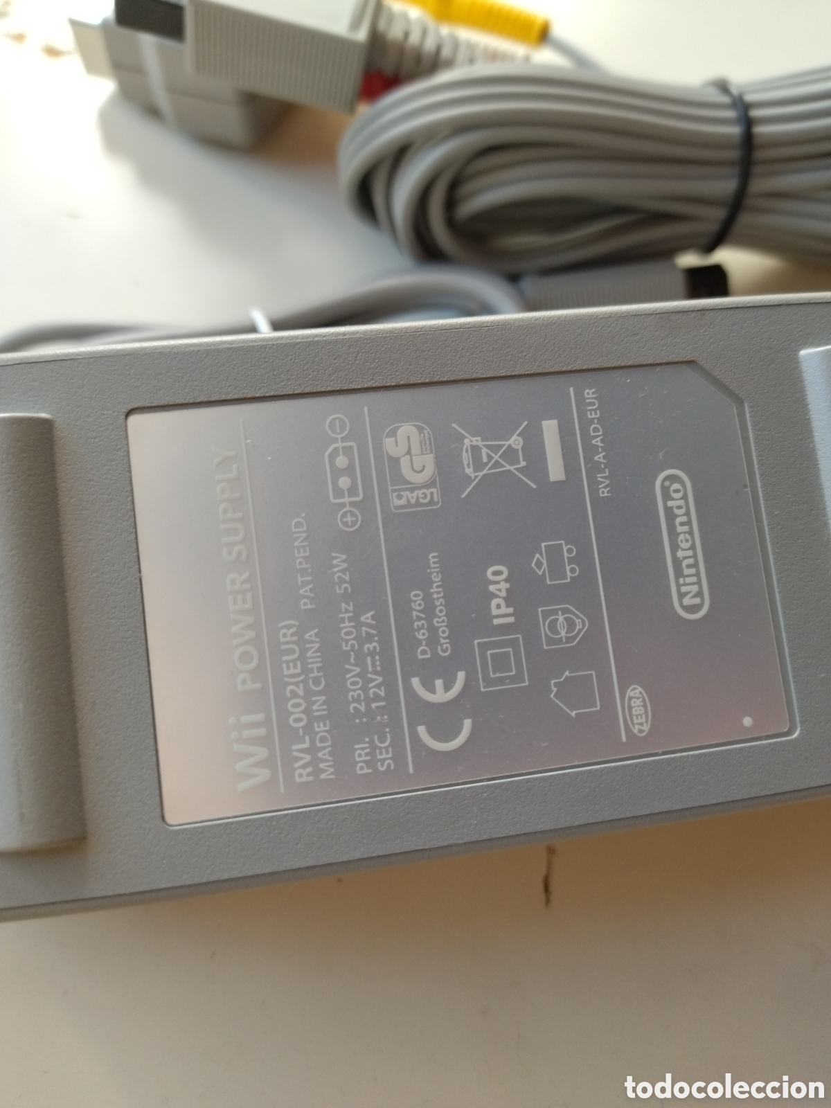 cable av corriente transformador nintendo wii - Comprar y Consolas Nintendo Wii segunda mano en todocoleccion - 383314414
