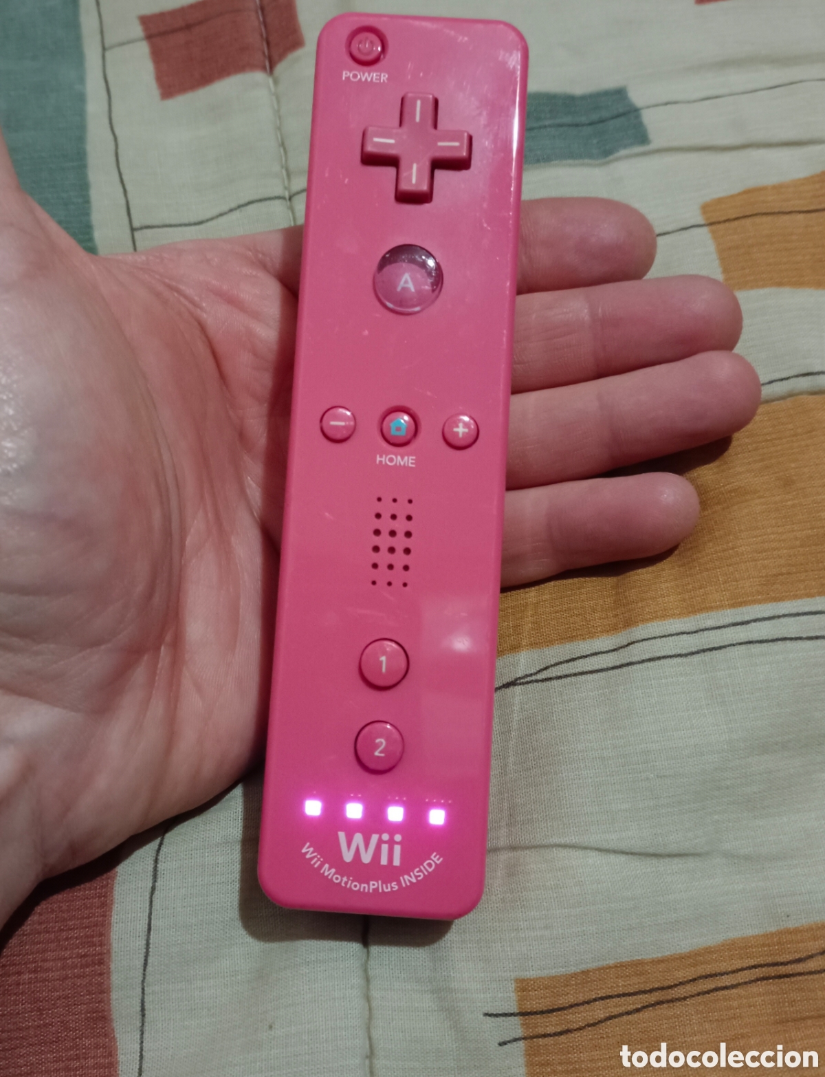 Auténtico mando original de Nintendo Wii Rosa 100% OEM -  España