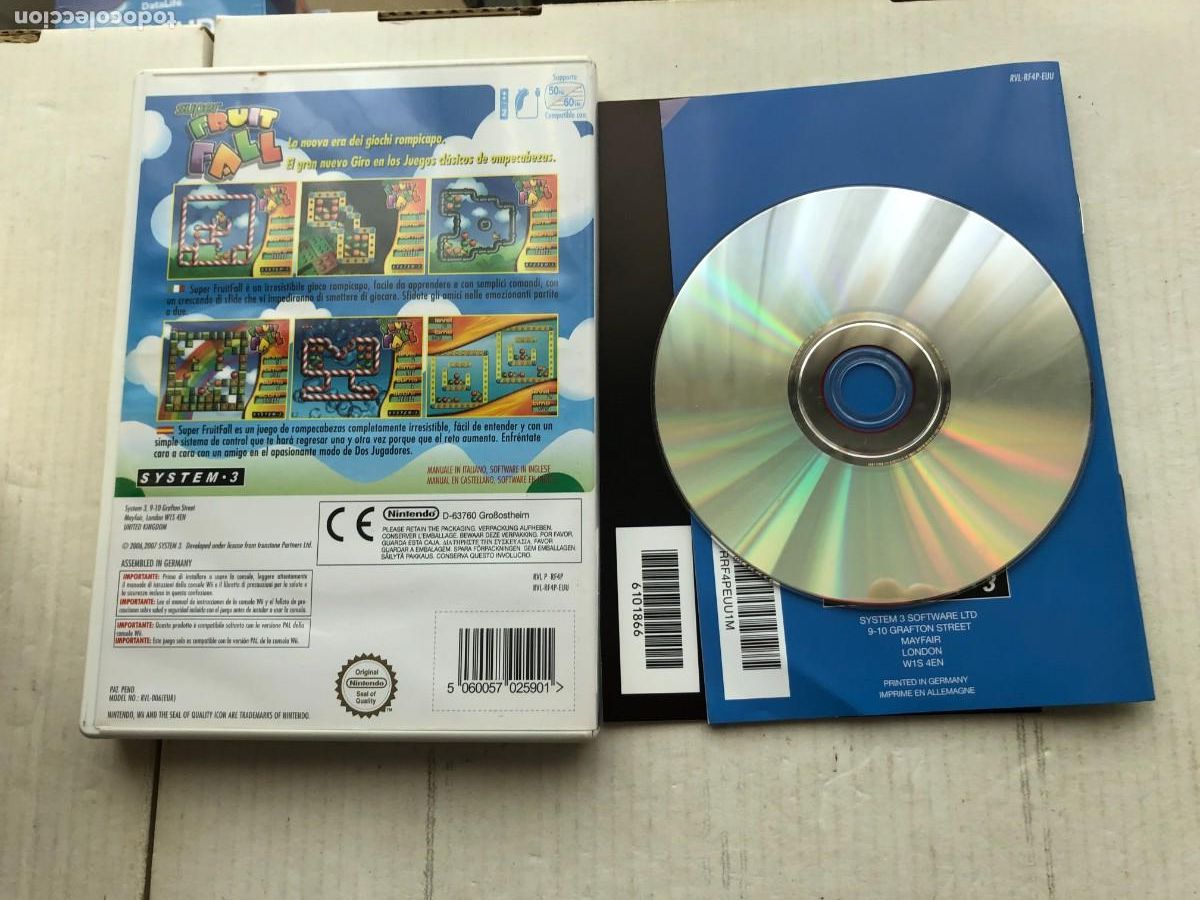 Videojuegos y consolas: SUPER FRUIT FALL SYSTEM 3 - NINTENDO WII KREATEN - Foto 2