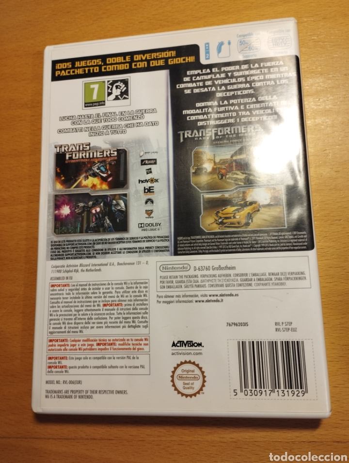 Videojuegos y consolas: TRANSFORMERS. ULTIMATE BATTLE EDITION (NINTENDO WII) - Foto 3
