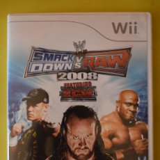 Videojuegos y Consolas: VIDEOJUEGO WII. SMACK DOWN VS RAW. 2008. NINTENDO